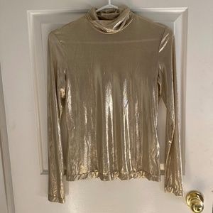 H&M Gold Turtleneck- Small